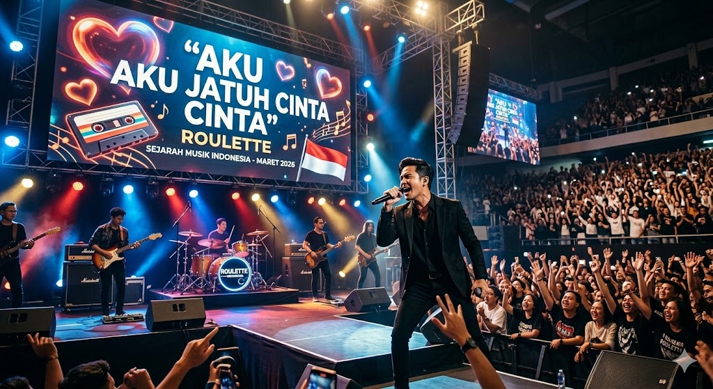 Aku Jatuh Cinta dari Roulette sejarah musik Indonesia 2026
