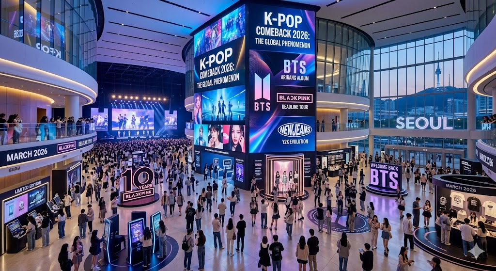 K-Pop Comeback Grup besar seperti BTS 2026